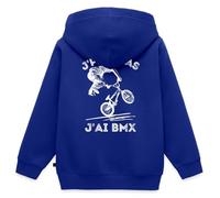 Spreadshirt Je Peux Pas J'Ai BMX - Cadeau pour Fan De BMX Veste À Capuche Enfant Premium, 146/152 (10 Ans), Bleu Roi