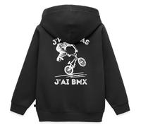 Spreadshirt Je Peux Pas J'Ai BMX - Cadeau pour Fan De BMX Veste À Capuche Enfant Premium, 146/152 (10 Ans), Noir