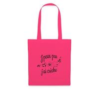 Spreadshirt Je Peux Pas J'Ai Crèche Idée De Cadeau Éducatrice Crèche Tote Bag, Taille Unique, Rose azalée