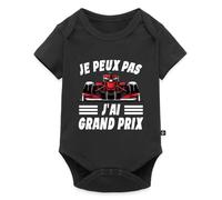 Spreadshirt Je Peux Pas J'ai Grand Prix Cadeau Fan de Formule 1 Body Manches Courtes Bébé Bio