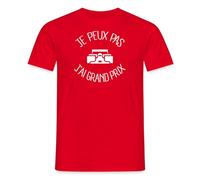 Spreadshirt Je Peux Pas J'Ai Grand Prix T-Shirt Homme, M, Rouge