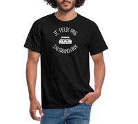 Spreadshirt Je Peux Pas J'Ai Grand Prix T-Shirt Homme, XL, Noir