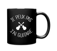 Spreadshirt Je Peux Pas J'ai Guitare Tasse Mug, taille unique, noir