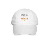 Spreadshirt Je Peux Pas J'Ai Spritz Apéro Italien Idée Cadeau Humour Casquette Classique, Taille Unique, Blanc/Blanc
