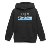 Spreadshirt Je Peux Pas J'Ai Vélodrome Marseillais Soccer Sweat À Capuche Enfant Premium, 158/164 (12 Ans), Noir