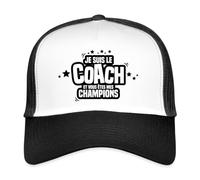 Spreadshirt Je suis Le Coach Humoristique Casquette Trucker