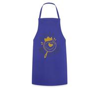 Spreadshirt Je Suis Le Roi Des Crêpes Cadeau Meilleur Cuisiner Tablier Cuisine, taille unique, bleu royal