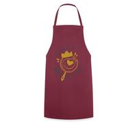 Spreadshirt Je Suis Le Roi Des Crêpes Cadeau Meilleur Cuisiner Tablier Cuisine, taille unique, bordeaux