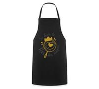 Spreadshirt Je Suis Le Roi Des Crêpes Cadeau Meilleur Cuisiner Tablier Cuisine, taille unique, noir