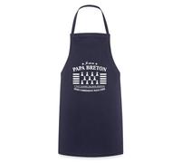 Spreadshirt Je Suis Un Papa Breton Cool Cadeau Fête des Pères Tablier Cuisine, taille unique, marine