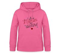 Spreadshirt Je suis Une Maman Qui Déchire Cadeau Fête des Mères Sweat À Capuche Femme, S, Rose