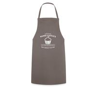 Spreadshirt Je Suis Une Mamie Gâteaux Tablier Cuisine, taille unique, gris