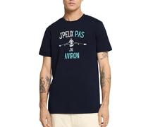 Spreadshirt J'Peux Pas J'Ai Aviron/Idée Cadeau Humoristique pour Sportifs T Shirt Homme Premium, XL, Bleu Marine