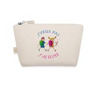 Spreadshirt J'Peux Pas J'Ai École Cadeau Scolaire Fille Garçon Trousse, Taille Unique, Nature