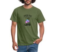 Spreadshirt J'Peux Pas J'Ai Encore Loto T-Shirt Homme, XXL, Vert Militaire