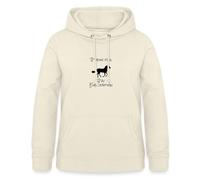 Spreadshirt J'peux Pas J'Ai Équitation Faire du Cheval Idée De Cadeau Sweat À Capuche Femme, S, Vanille