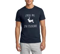 Spreadshirt J'Peux Pas J'Ai Escalade T-Shirt Homme, M, Marine