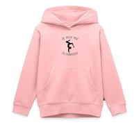 Spreadshirt J'Peux Pas J'Ai Gym Sport Yoga Citation Sweat À Capuche Enfant Premium, 146/152 (10 Ans), Rose