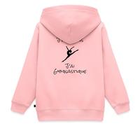 Spreadshirt J'Peux Pas J'Ai Gymnastique pour Gymnaste Veste À Capuche Enfant Premium, 158/164 (12 Ans), Rose
