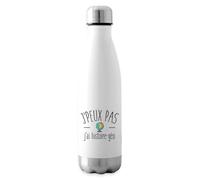 Spreadshirt J'Peux Pas J'Ai Histoire-Géo Cadeau Rentrée Gourde Isotherme, 500 ml, blanc
