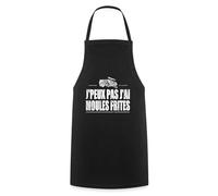 Spreadshirt J'Peux Pas J'Ai Moules Frites Tablier Cuisine, taille unique, noir