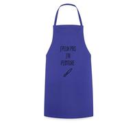 Spreadshirt J'Peux Pas J'Ai Peinture Dessin Peindre Art Humour Tablier Cuisine, taille unique, bleu royal