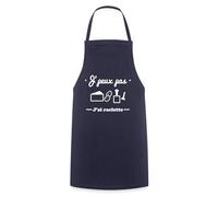 Spreadshirt J'Peux Pas J'Ai Raclette Humour Gourmand Tablier Cuisine, taille unique, marine