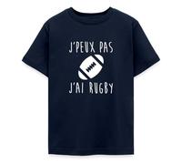 Spreadshirt J'Peux Pas J'Ai Rugby Cadeau Rugbyman T Shirt Ado, 152/164 (12-14 Ans), Marine