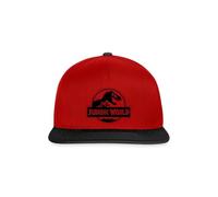 Spreadshirt Jurassic World Logo Classique en Noir Casquette Snapback