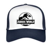 Spreadshirt Jurassic World Logo Classique en Noir Casquette Trucker