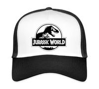 Spreadshirt Jurassic World Logo Classique en Noir Casquette Trucker