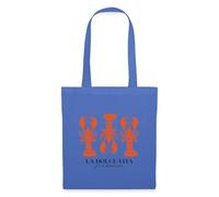 Spreadshirt La Dolce Vita Trio De Homards Italien Vibes Sac En Tissu, taille unique, bleu pâle