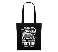 Spreadshirt Laissez Moi Tranquille Je Parle À Ma Tortue Tote Bag