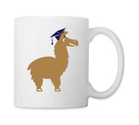 Spreadshirt Lama Thèse De Doctorat Cadeau Études De Thèse Mug Blanc