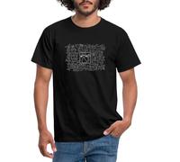 Spreadshirt Le Chat De Schroedinger - Cadeau pour Les Physiciens, Nerds Ou Geeks - Humour Science Quantique T Shirt Homme, S, Noir