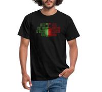 Spreadshirt Le Fil Vert sur Le Bouton Vert Humour Film Culte Parodie T-Shirt Homme, L, Noir