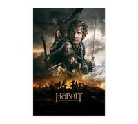 Spreadshirt Le Hobbit Affiche Film La Bataille Des Cinq Armées Poster 40x60 cm, taille unique, blanc