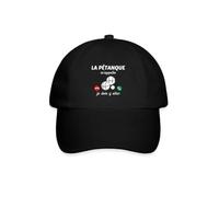 Spreadshirt Le Pétanque m'appelle Cadeau Humour Boule Casquette Classique