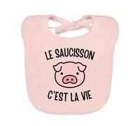 Spreadshirt Le Saucisson C'est La Vie Idée Cadeau Saucisson Bavoir Bébé Bio