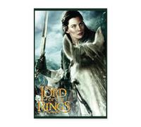 Spreadshirt Le Seigneur Des Anneaux Arwen Sur Asfaloth Poster 40x60 cm, taille unique, blanc