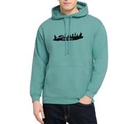 Spreadshirt Le Seigneur des Anneaux La Communeaute De l'anneau Sweat À Capuche Unisexe, L, Turquoise Pastel