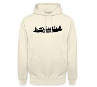 Spreadshirt Le Seigneur des Anneaux La Communeaute De l'anneau Sweat À Capuche Unisexe, L, Vanille