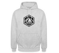 Spreadshirt Les Bronzés Font du Ski Humour Cadeau Montagne Ski Sweat À Capuche Unisexe, XXL, Gris Clair chiné