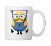 Spreadshirt Les Minions Bob À La Corde À Linge Mug Blanc