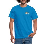 Spreadshirt Les Schtroumpfs Azraël T-Shirt Homme, XL, Bleu Royal