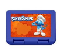 Spreadshirt Les Schtroumpfs Le Schtroumpf Gourmand Logo Boîte À Goûter, taille unique, bleu royal