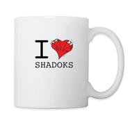 Spreadshirt Les Shadoks | I Love Shadoks Mug Blanc, taille unique, blanc
