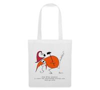 Spreadshirt Les Shadoks Logique Pour Être Heureux Série Tote Bag, taille unique, blanc