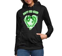 Spreadshirt Les Supers Nanas Powerpuff Girls Rebelle Sweat À Capuche Femme, M, Noir
