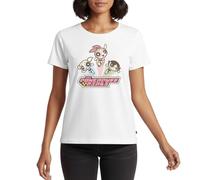 Spreadshirt Les Supers Nanas Powerpuff Girls Vintage Cartoon T Shirt Femme Premium, S, Blanc